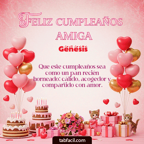 Feliz Cumpleaños Genesis GIF