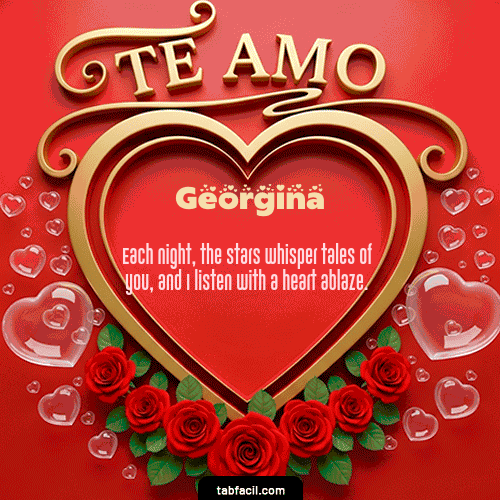 GIF de Georgina - Te Amo