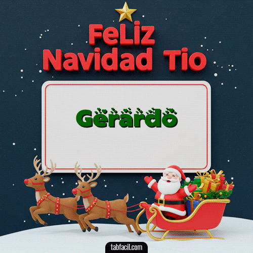 GIF de Gerardo - Feliz Navidad Tío