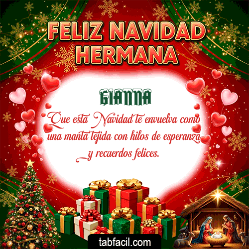Feliz Navidad Gianna GIF