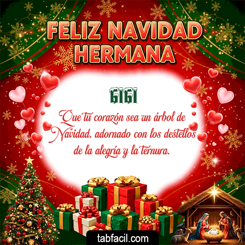 Ver GIF de Feliz Navidad Hermana GIF de Gigi - Feliz Navidad Hermana