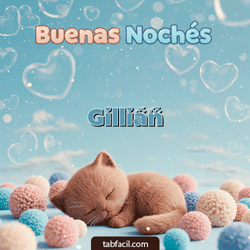 Buenas Noches Gillian GIF