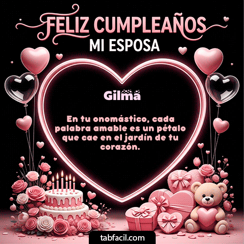 Feliz Cumpleaños Gilma GIF