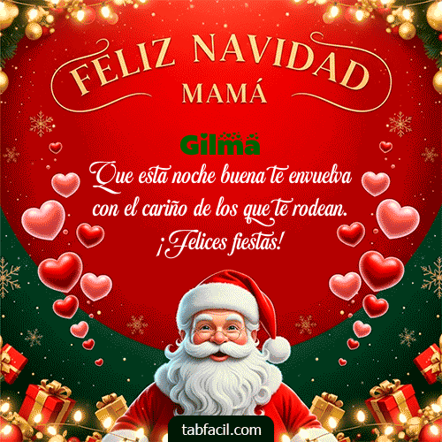 GIF de Gilma - Feliz Navidad Mamá