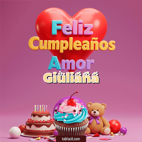 Ver GIF de 💞 Feliz Cumpleaños Amor GIF de Giuliana - 💞 Feliz Cumpleaños Amor