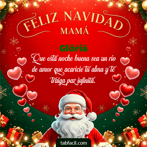 GIF de Gloria - Feliz Navidad Mamá