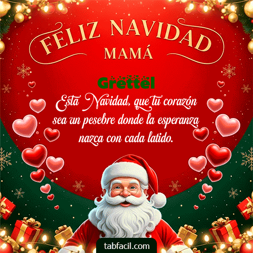 Feliz Navidad Grettel GIF