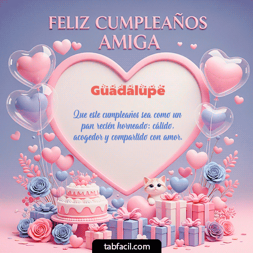 Feliz Cumpleaños Guadalupe GIF