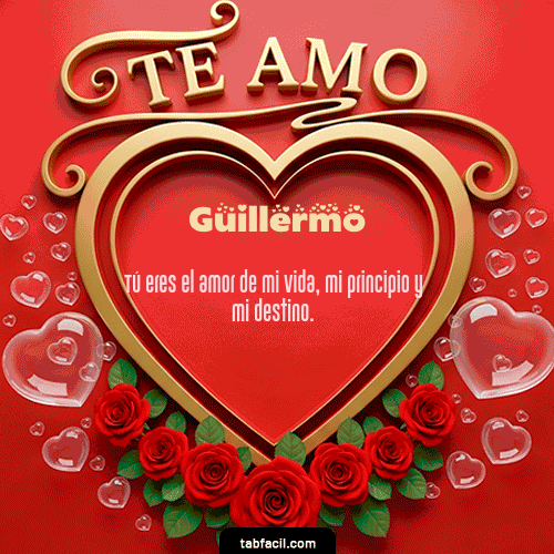 GIF de Guillermo - Te Amo
