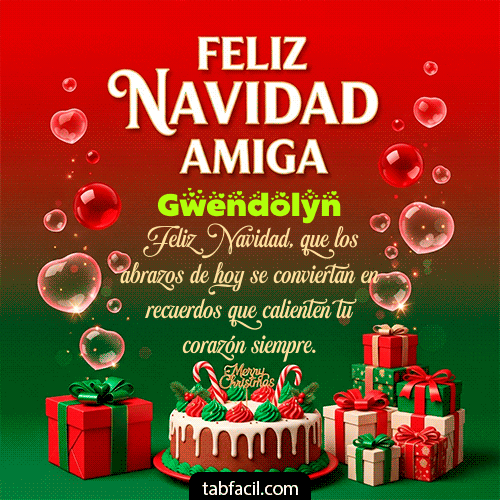 Feliz Navidad Gwendolyn GIF