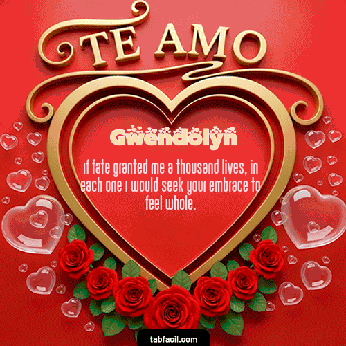 Feliz Dia Amor Gwendolyn GIF