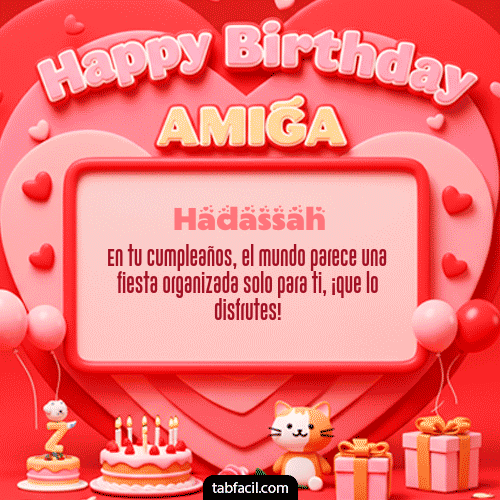 Ver GIF de 🍰 Happy BirthDay Amiga GIF de Hadassah - 🍰 Happy BirthDay Amiga