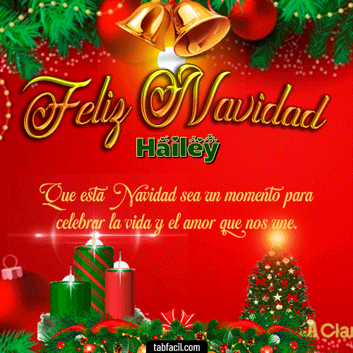 GIF de Hailey - Feliz Navidad