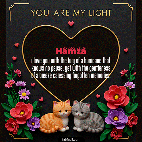 GIF de Hamza - Tú eres mi luz