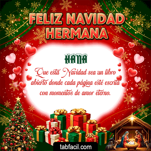 Feliz Navidad Hana GIF
