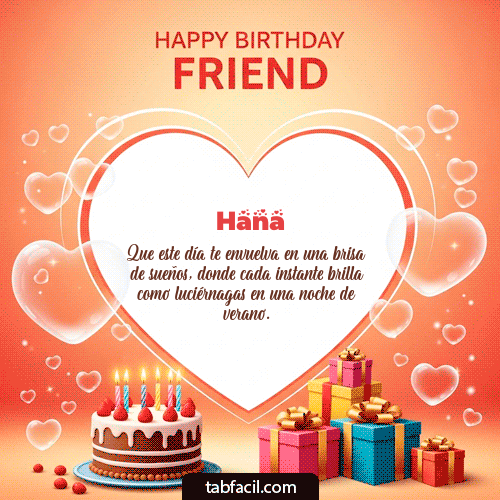 Feliz Cumpleaños Hana GIF