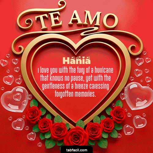 GIF de Hania - Te Amo