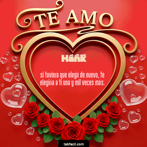 Feliz Dia Amor Hank GIF