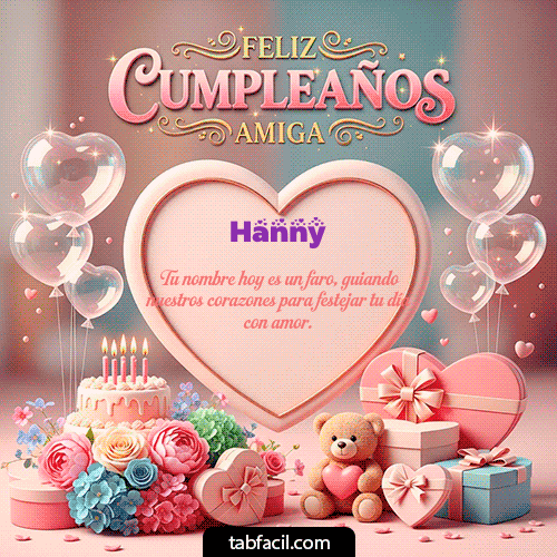 Feliz Cumpleaños Hanny GIF
