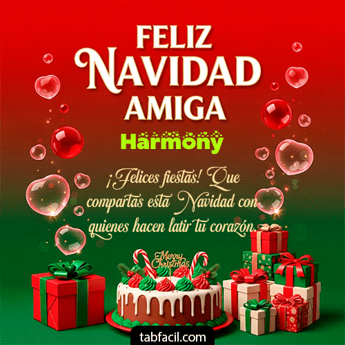 Ver GIF de Feliz Navidad Amiga GIF de Harmony - Feliz Navidad Amiga