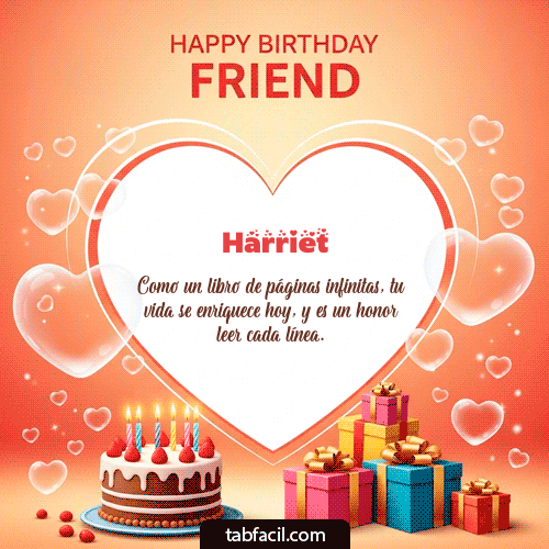 Feliz Cumpleaños Harriet GIF