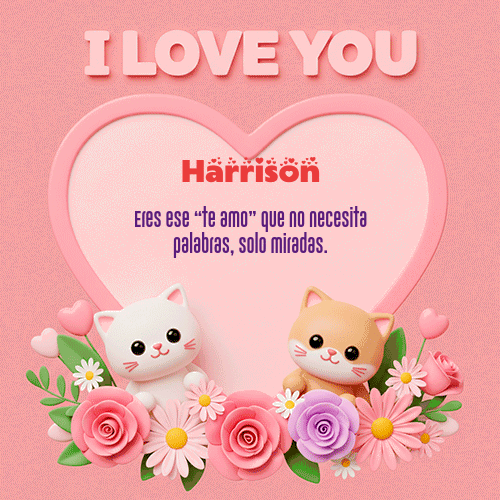 GIF de Harrison - Te Amo!!!