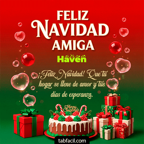 GIF de Haven - Feliz Navidad Amiga
