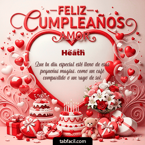 Feliz Cumpleaños Heath GIF