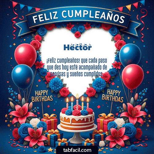 Feliz Cumpleaños Hector GIF