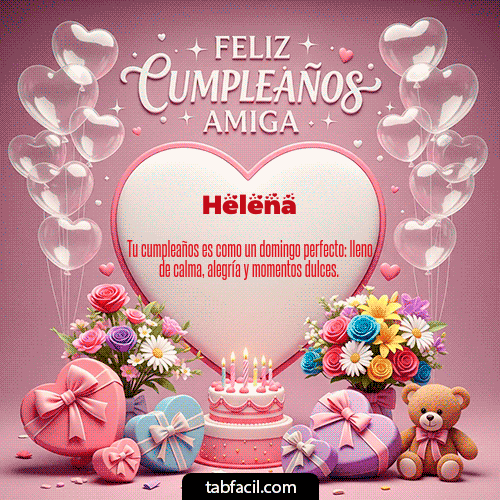 Feliz Cumpleaños Helena GIF