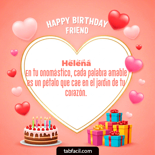 Feliz Cumpleaños Helena GIF