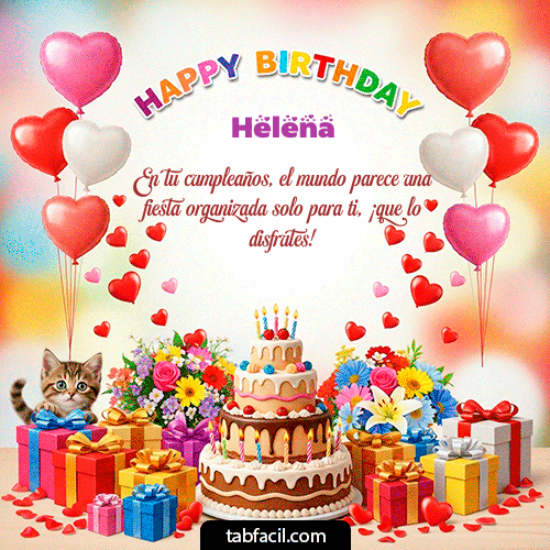 Feliz Cumpleaños Helena GIF