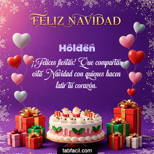 Feliz Navidad Holden GIF