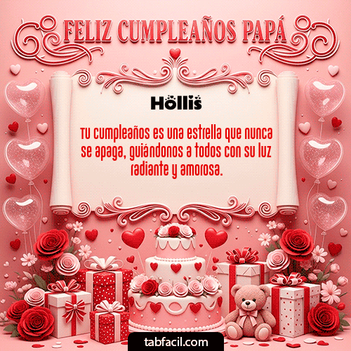 Feliz Cumpleaños Hollis GIF