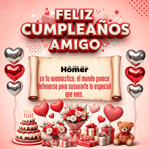 Feliz Cumpleaños Homer GIF