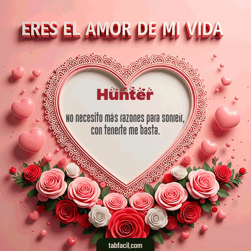 Feliz Dia Amor Hunter GIF