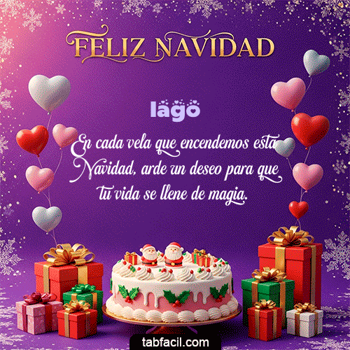 Feliz Navidad Iago GIF