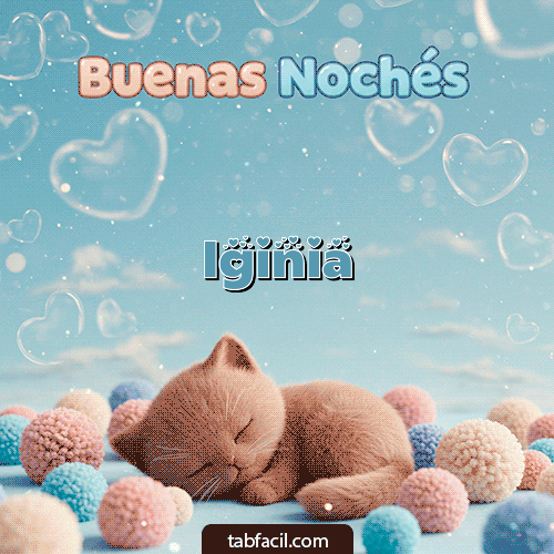 Buenas Noches Iginia GIF