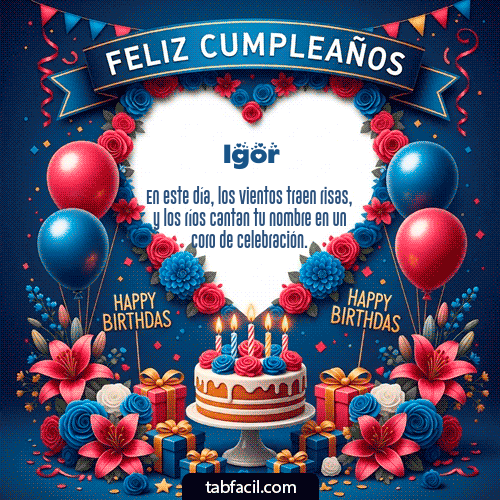 Feliz Cumpleaños Igor GIF