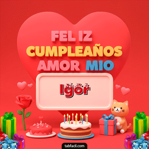 Feliz Cumpleaños Igor GIF