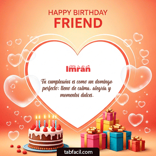 Feliz Cumpleaños Imran GIF