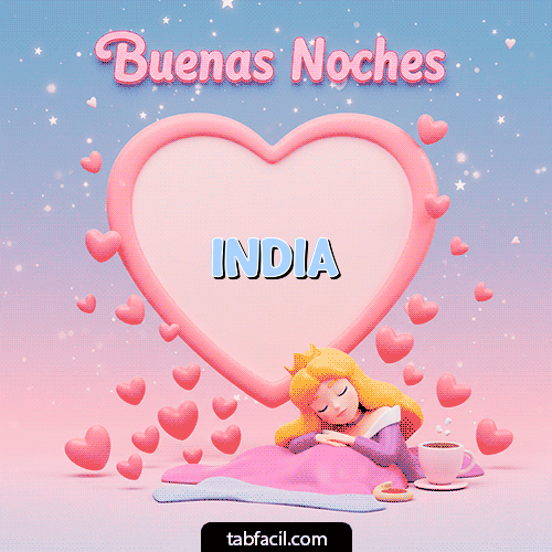 Ver GIF de Buenas noches corazón GIF de India - Buenas noches corazón