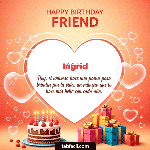 Feliz Cumpleaños Ingrid GIF