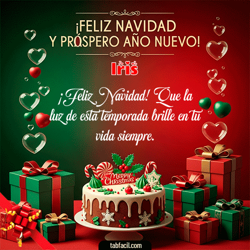 GIF de Iris - Feliz Navidad y Próspero Año Nuevo
