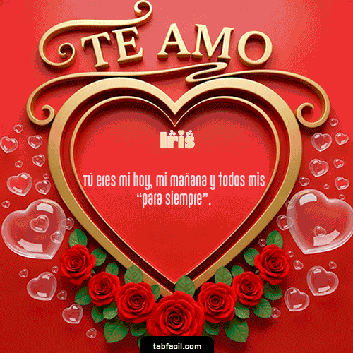 GIF de Iris - Te Amo