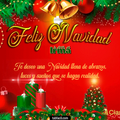 GIF de Irma - Feliz Navidad