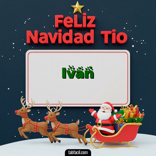 GIF de Ivan - Feliz Navidad Tío