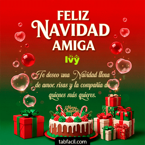 GIF de Ivy - Feliz Navidad Amiga