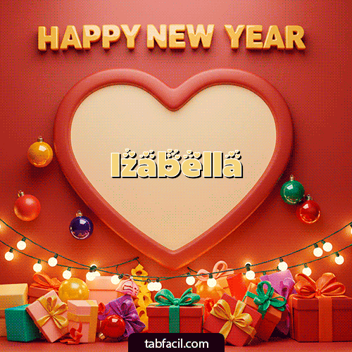 Feliz Año Nuevo Izabella GIF