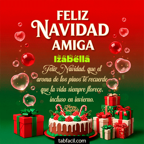 Ver GIF de Feliz Navidad Amiga GIF de Izabella - Feliz Navidad Amiga